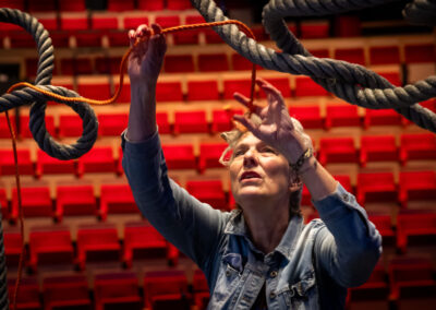 Paulien Fraanje in de voorstelling ZiNN